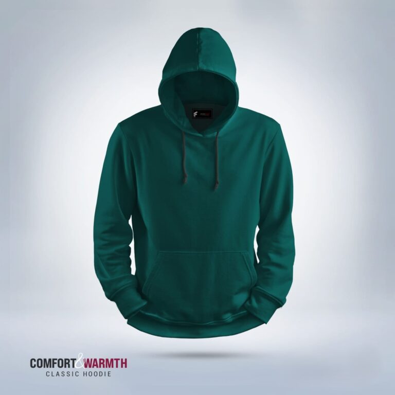 Solid Premium Hoodie Sea Green